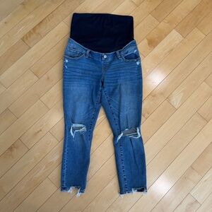 Abercrombie & Fitch Maternity Super Skinny Ankle Jean Size 8